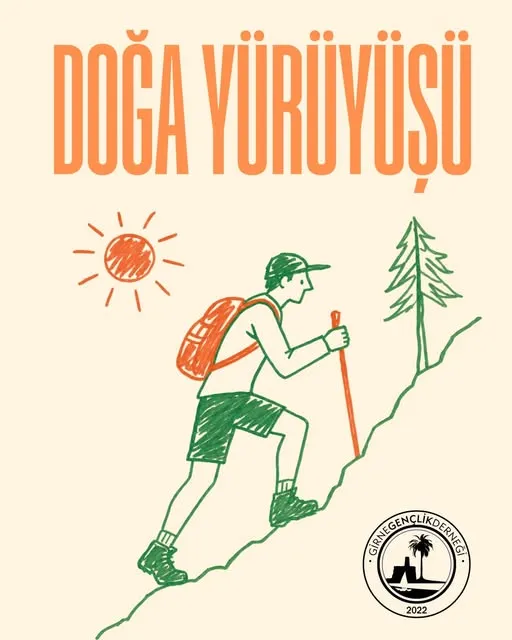 Doğa Yürüyüşü duyuru afişi